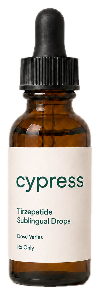 Compounded tirzepatide sublingual drops — Cypress Health